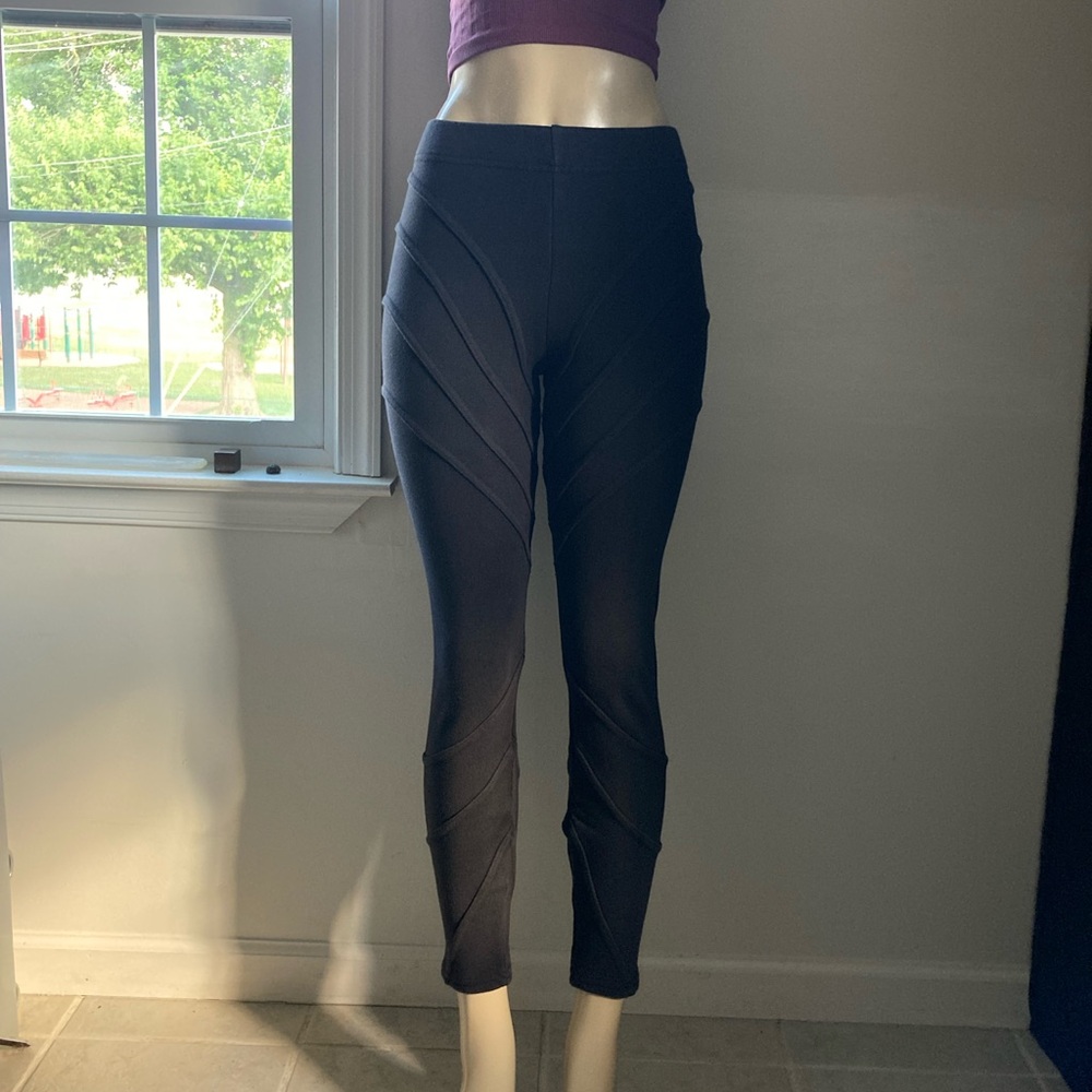 Good American Black Cotton Leggings
